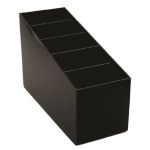 Bac d'enregistrement, 5 l x 8 H x13 L, noir sans logo